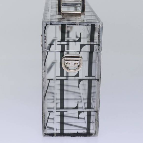 VALENTINO Hand Bag Plastic 2way Clear Auth 78373A - Picture 3 of 16